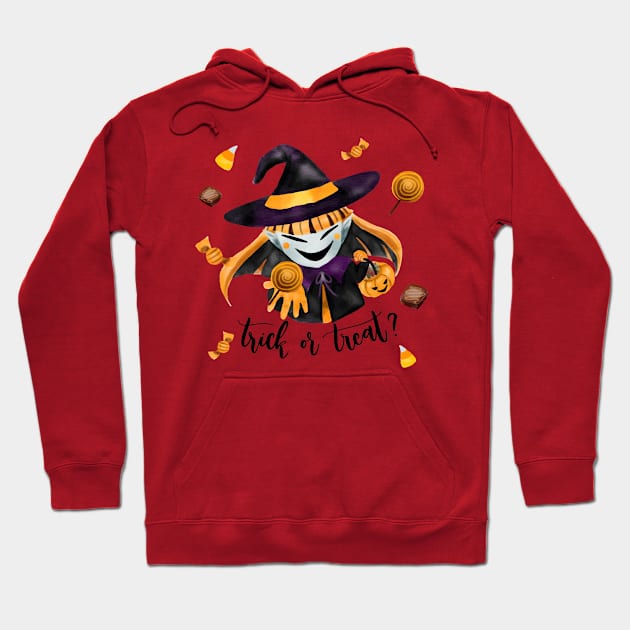 Trick Or Treat Hoodie by Mako Design 